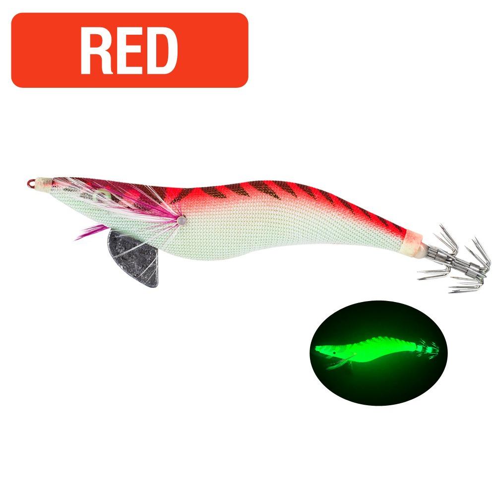 Green Blue Red Yellow Wood Shrimp Lures ABS Fishing Bait New Octopus Lure Fishing Accessories