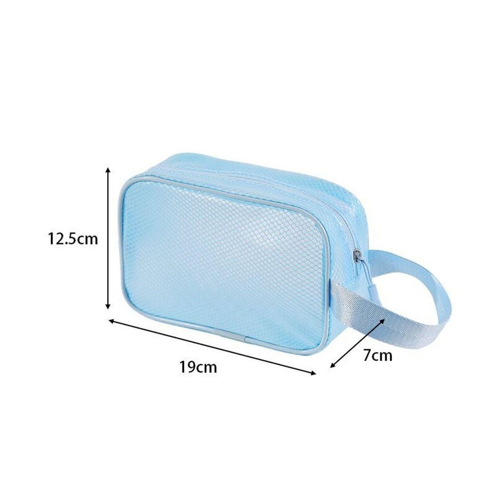 Handheld Mesh Makeup Bag Large Capacity Make Up Organizer Case New Cosmetic Bag  Travel