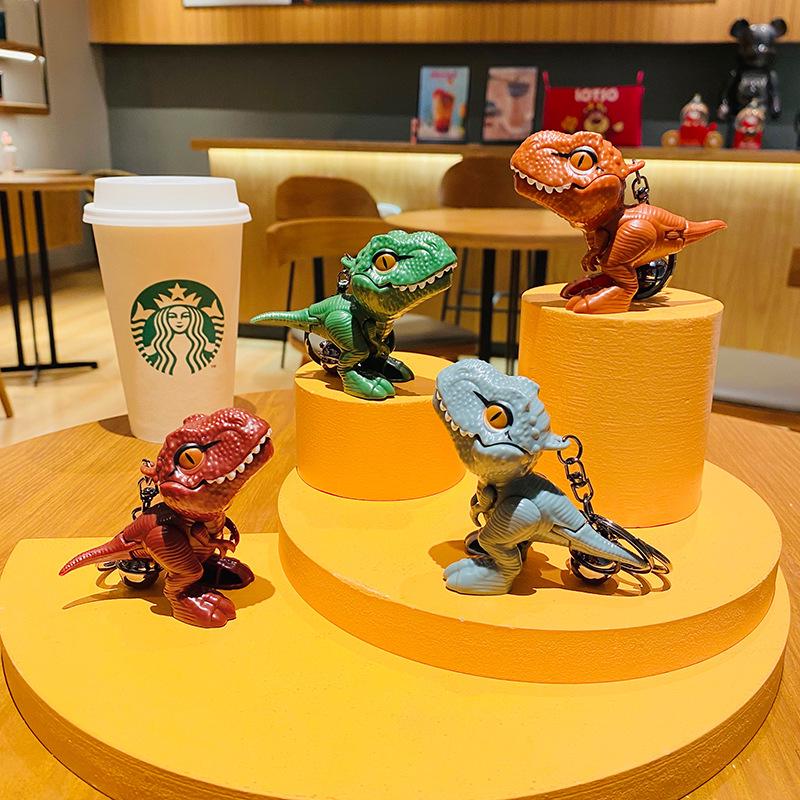 Tyrannosaurus Rex Plush Keychain: Fun Biting Hand Toy & Backpack Pendant for Kids
