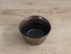 Mino Ware Japanese Cafe Series New Honoka Small Bowls, Large, Black Blown, Set of 6 (Size: H5.3 x W9.3 x D9.3cm)