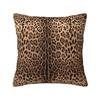 Décoration d'Housse d'Oreiller Imprimé Léopard Personnalisé Luxe Peau d'Animal Coussins d'Extérieur Housse d'Oreiller Carrée