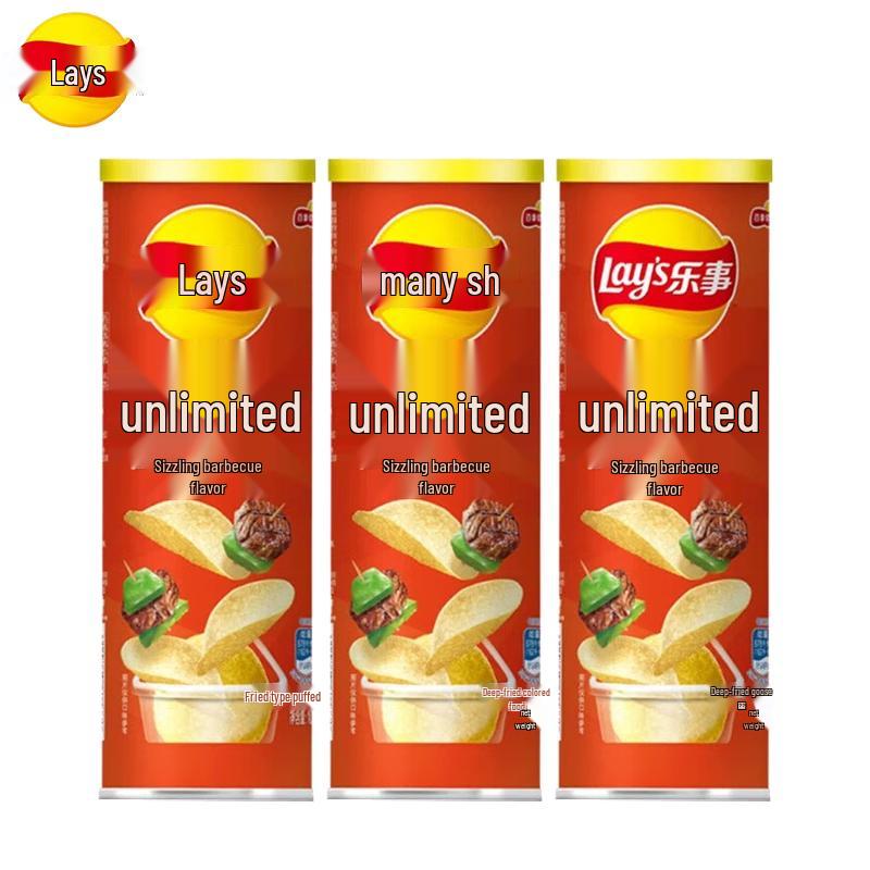 Lay s Sizzling BBQ Flavor Potato Chips