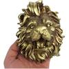 Lion Head Wall Hanging Water Fountain Nozzle Sprinkler Golden Garden Pond Fountain Water Spray Head Watering Outdoor Sculpture Decor Accessories