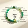 Guochao New Chinese Style Women's Bracelet: Natural Stone, Multi-Gemstone, Small Light Luxury Crystal Jewelry