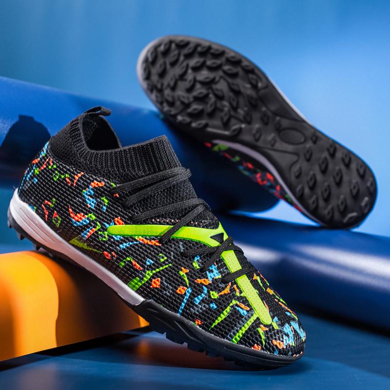 Original Mens Soccer Shoes Artificial Grass Training TF/FG Non-slip Football Boots Pro Luxury Chidlrens Football Shoes for Kids