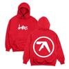 Drukqs Dual Logo Heavyweight Hoodie Aphex Twin High Street Sweatshirts Harajuku Long Sleeve Streetwear Fashion Unisex