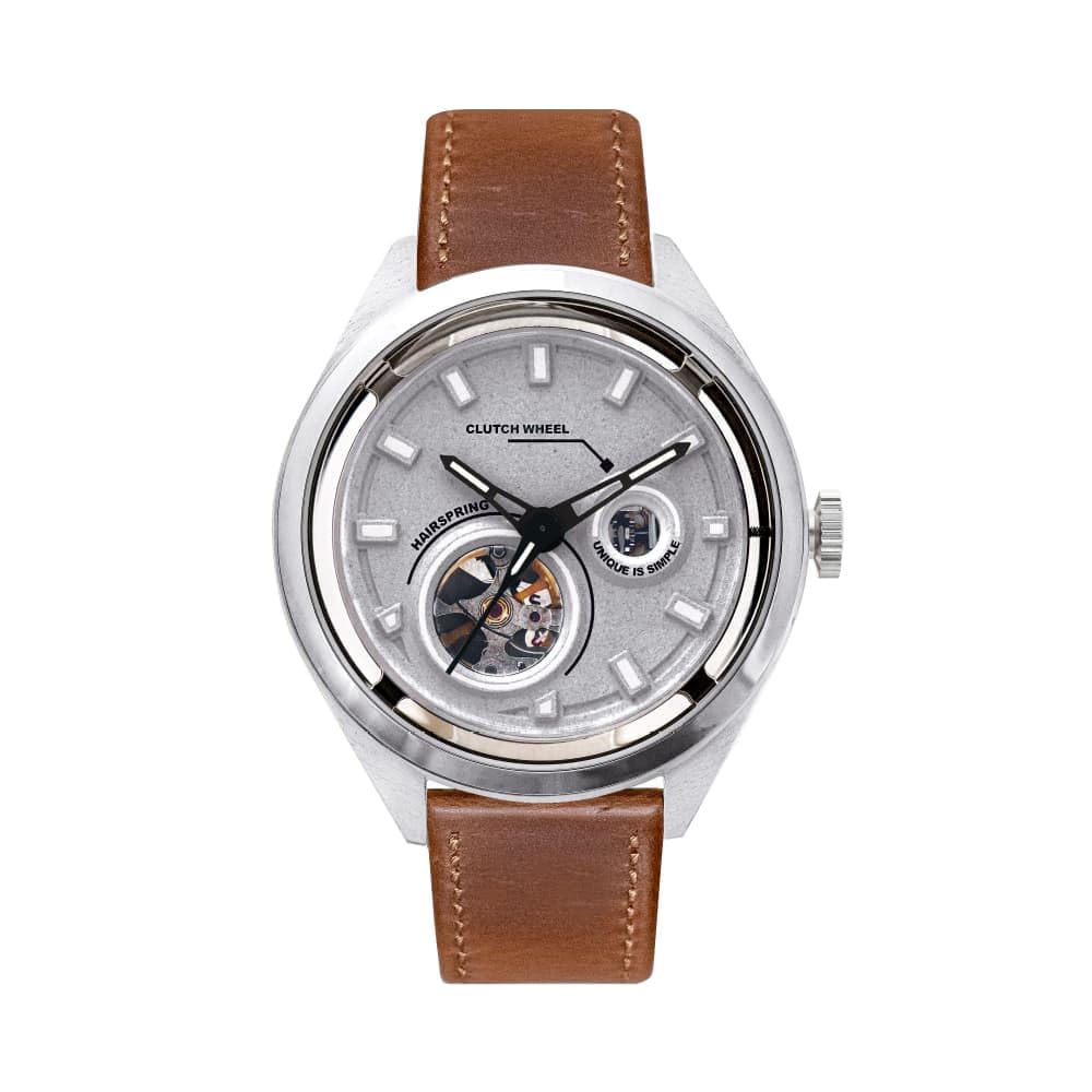 

TAX TS2301A Brown Automatic Watch Men s сірий колір
