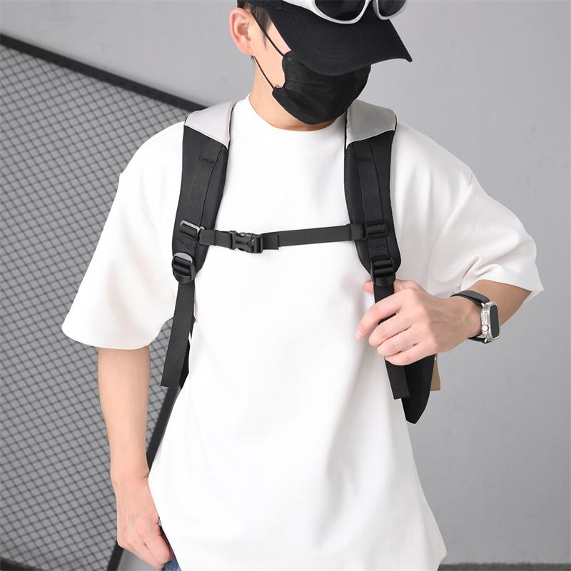 Colorblock Herrenrucksack Mittelschüler Große Kapazität Schultasche Reise Multifunktional Wasserdichter Rucksack