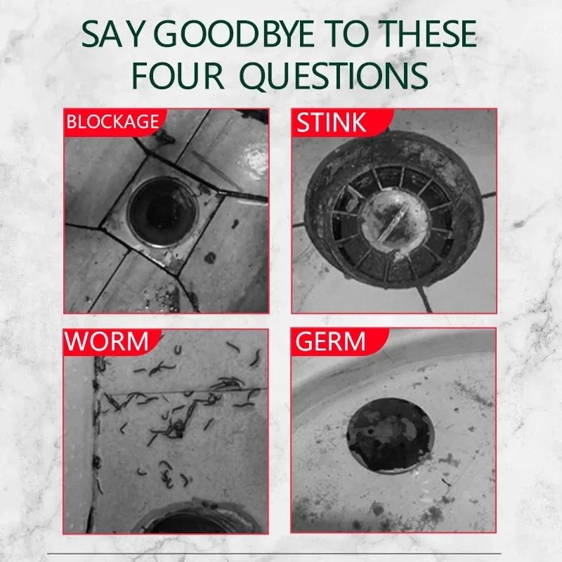 Silica Gel Floor Drain Bullet Anti Odor Core Deodorization Drainage Pipe Toilet Core Sewer Pest Control Device No Peculiar Smell