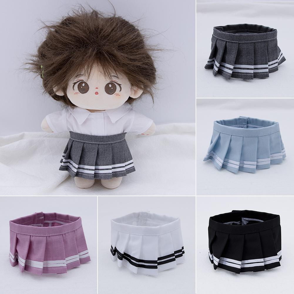 For 15cm Cotton Doll Skirts Dresses Cartoon Plush Doll Replacement Outfit Playing House Accessories Mini Clothes