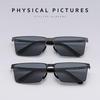 2024 Red Wolf Fifth Gen Screwless Nylon Polarized Square Sunglasses for Men, Model 7320