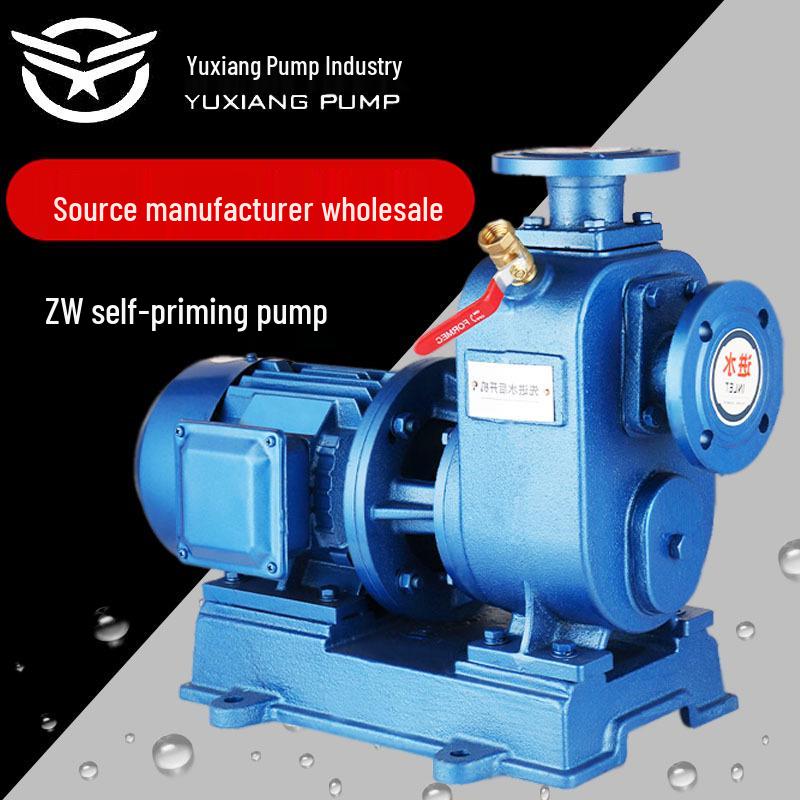 ZX Horizontal Large Flow Non-Clogging Centrifugal Sewage Pump with Direct Connection & ZW Self-Priming Feature