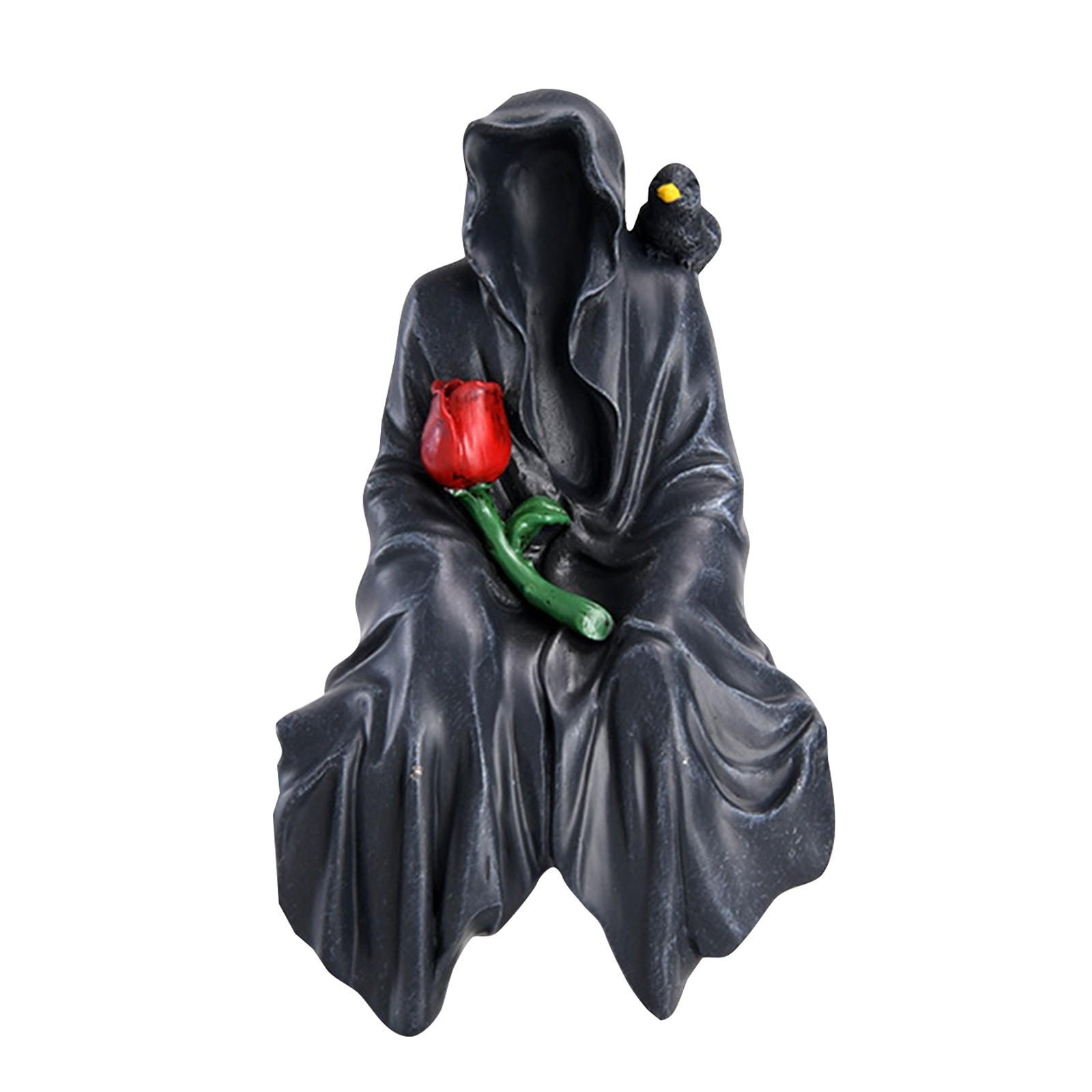 

Хэллоуинские статуэтки, Милые декоративные статуэтки, Декоративные статуэтки, Фигурки в черном One Size