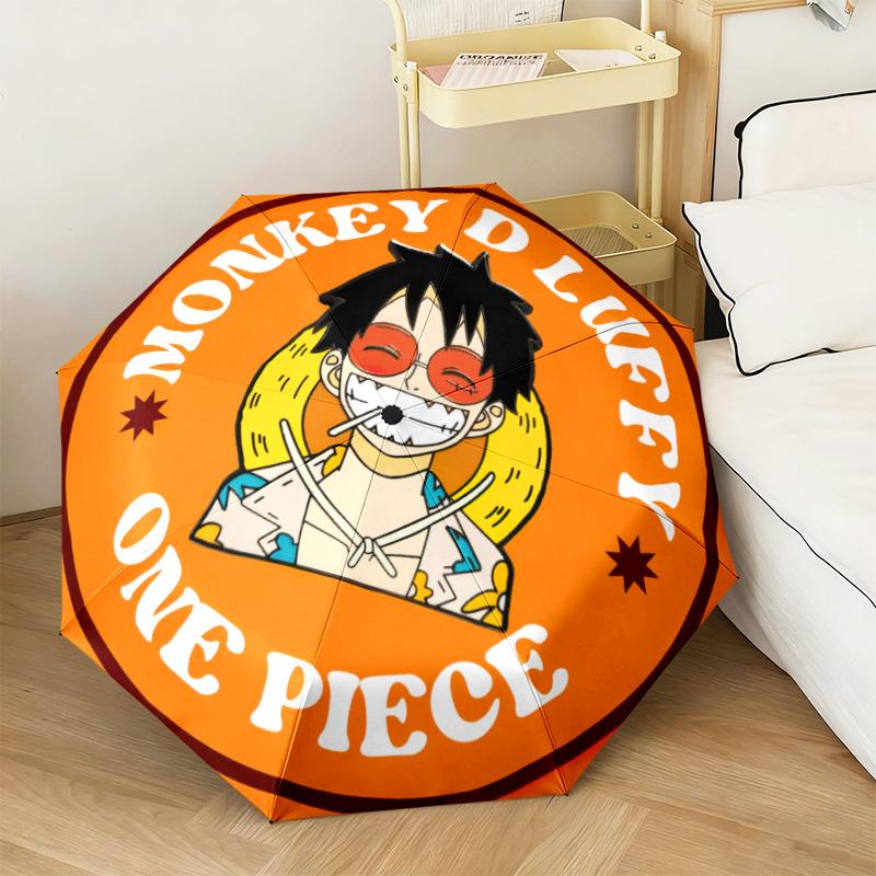 Cute Monkey D. Luffy from the Japanese manga ONE PIECE umbrella is suitable for all seasons, including home travel and outdoor activities Y17