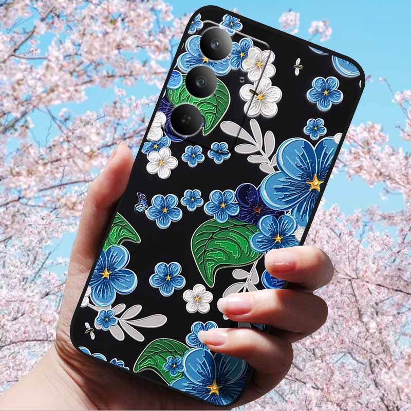 3D Relief Embossed Retro For Realme C75 4G Cases Soft Silicone Back Cover Case For Realme C75 4G 3D TPU Relief Cases 3D C75 C 75