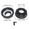 2Pcs S60x6 IBC Tote Tank Fitting Hose Drain Adapter 1/2inch 3/4inch 1inch Thread IBC Tank A Dapter Tap Connector Replacement