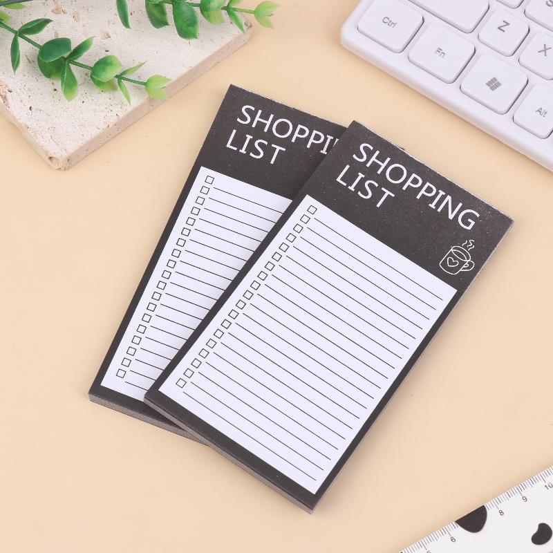 פנקס תזכורות מגנטי לוח הודעות למקרר פנקס קריעה נייד מתכנן תזכורות רשימת קניות לבית משרד בית ספר