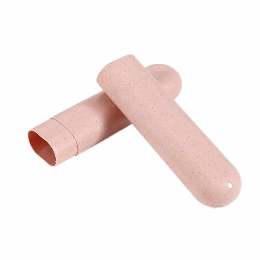 2PC Portable Travel Hiking Camping Toothbrush Holder Small Storage Box Protect Case Bathroom Accessory