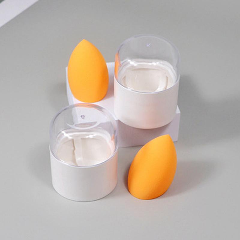 Beauty Egg Aufbewahrungsbox Trockenbox Schwammquaste Trockengestell Hülle Tragbarer Schwammständer Makeup Blender Puff Halter Mit Abdeckung