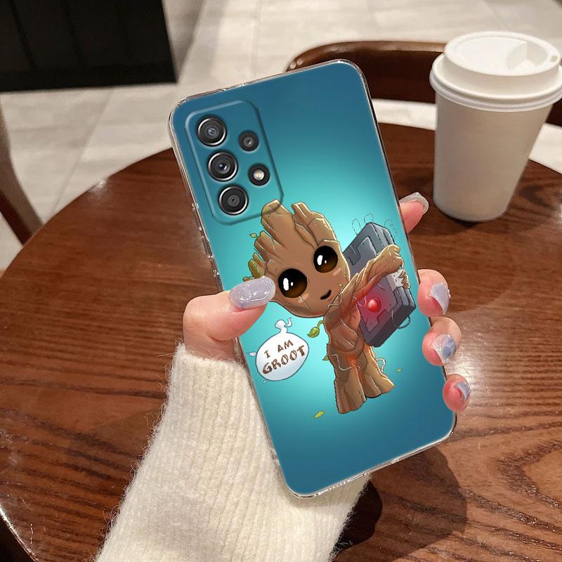 Avengers Marvel Clear Case For Samsung Galaxy A57 A37 A56 5G A36 A55 A54 A35 A26 A07 A17 A16 A06 A36 A15 Spiderman Ironman Funda