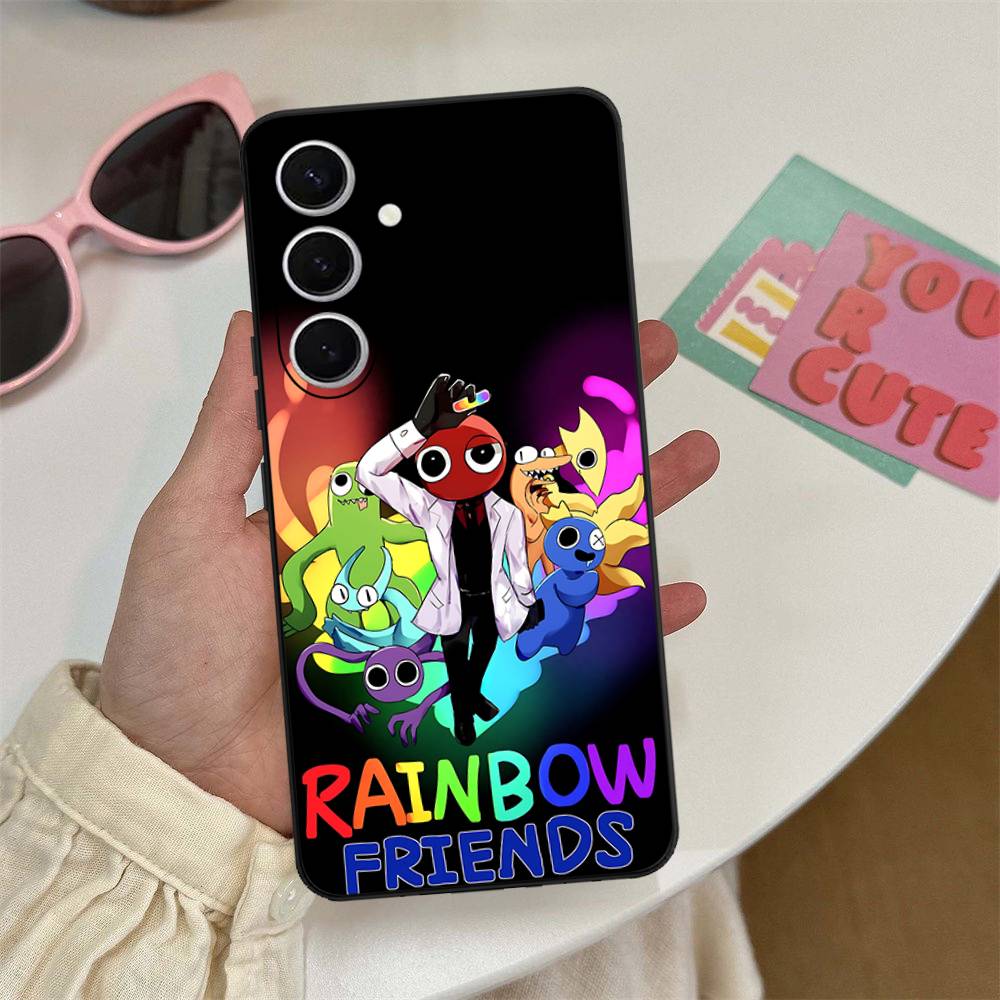 Cartoon R-Rainbow Friends Phone Case For Samsung S 24 Fe 25 Ultra Plus 20 Lite 21 30 22 23 24 22 Ultra 5G Fundas