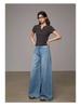 Women's Lyocell Tencel High Waist Wide Leg Jeans