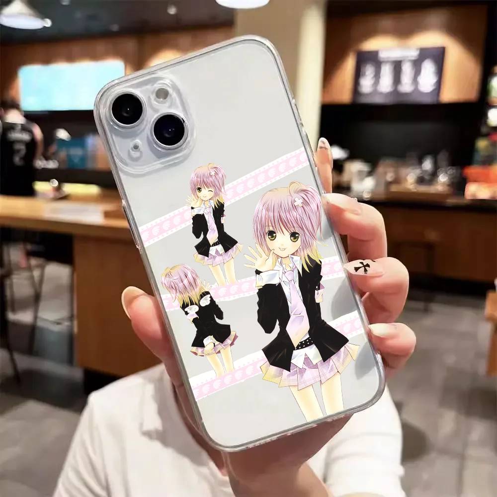 Anime s-Shugo c-Chara Luxury Transparent  phone case for iPhone 17 16 15 Pro Max 14 13 12 11