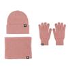 Casual Knit Winter Hat Warm Fleece Neck Scarf Trendy Winter Set  for Women Men