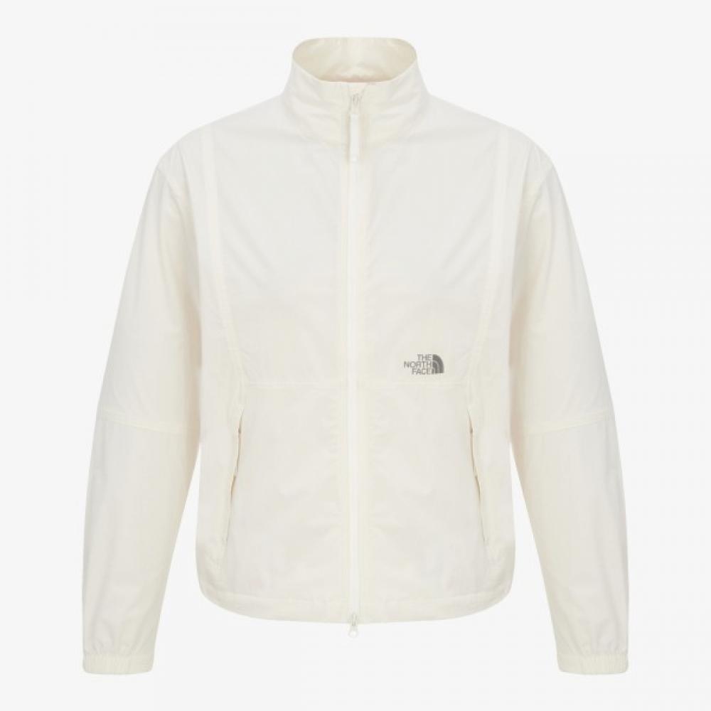 

North Face Women S Ice Day Cool Windbreaker Jacket Nj3br31b B cream/90(M)