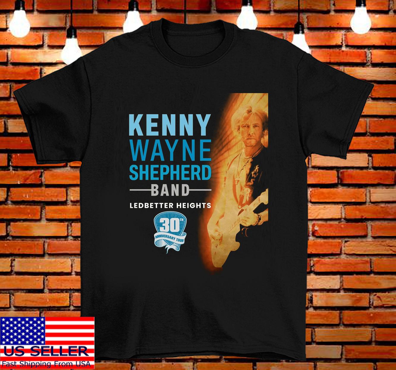 Kenny Wayne Shepherd 30th Anniversary Tour Ledbetter Heights T Shirt Size S-5XL S
