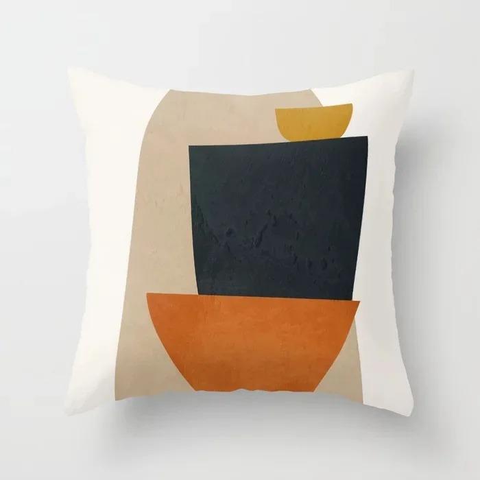 Creative Illustration Printed Decorative Pillowcases Living Room Office Ornaments Home Pillowcases