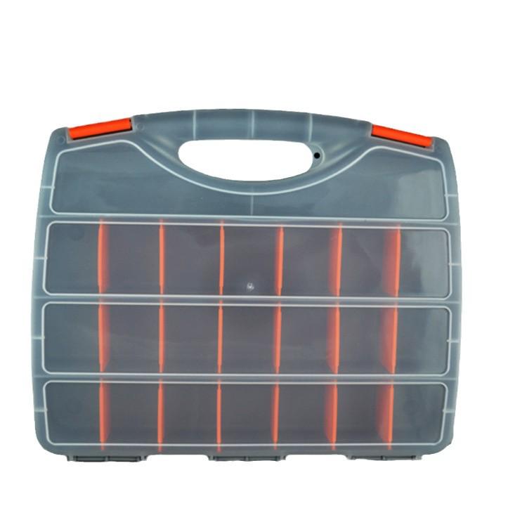 Medium Portable Transparent Plastic Hardware Storage Box