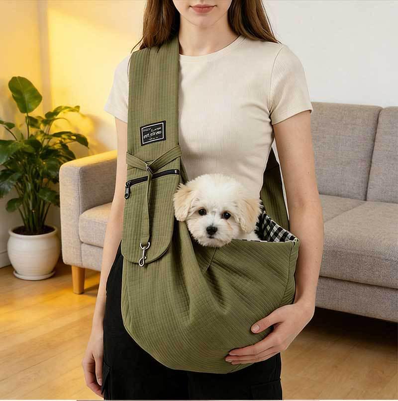 Portable Large Capacity Crossbody Pet Carrier for Cats and Dogs
