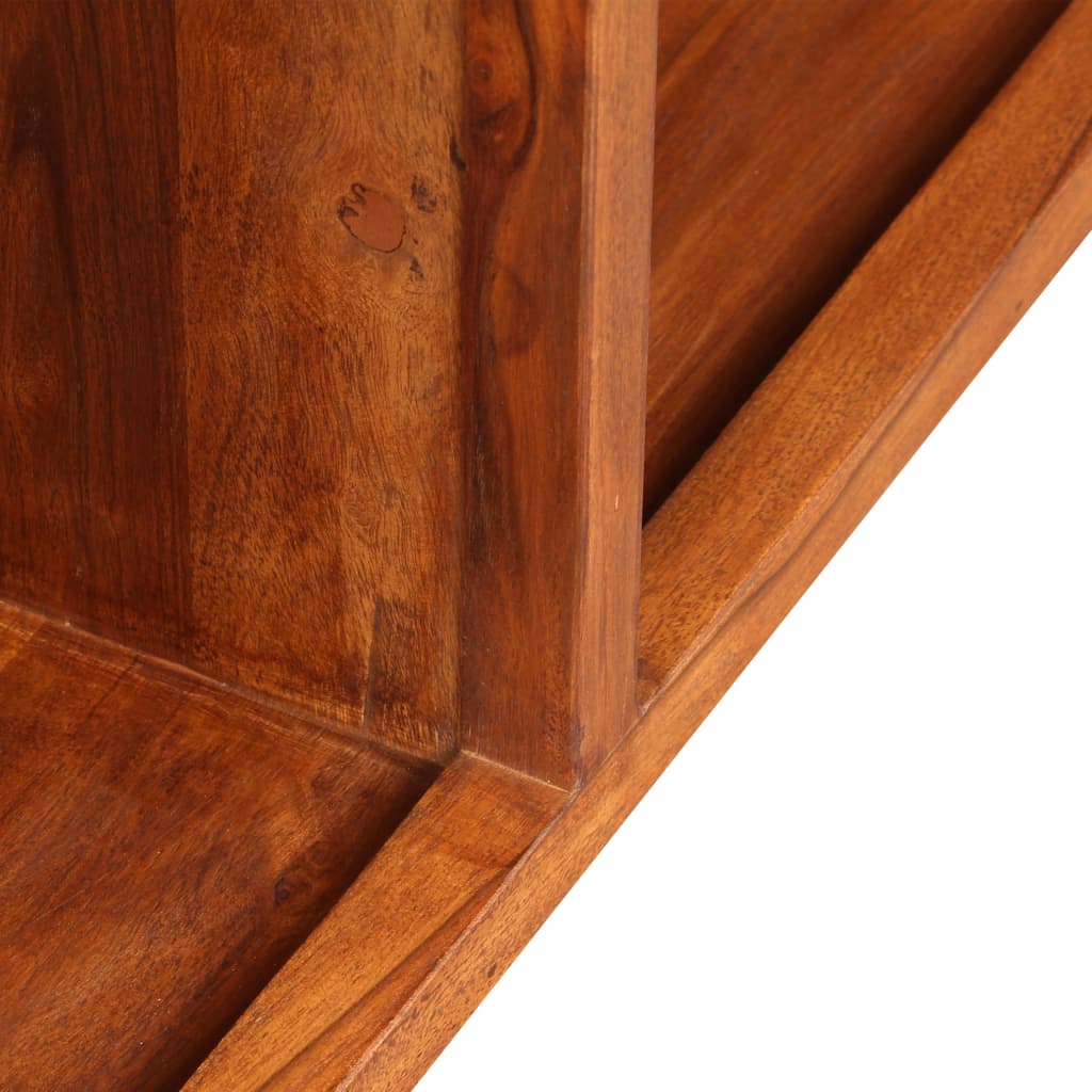 Solid Wood TV Cabinet with Honey Colored Finish 120 X 30 X 40 Cm
