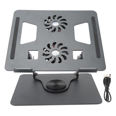 Laptop Stand Stepless Adjustable Cooling Fan Design Hollowed Rotatable Laptop Holder for Devices 11