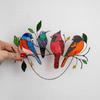 Multicolor Birds A Wire High Stained Suncatcher Window Panel Bird Series