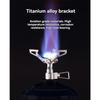 BRS-3000T Titanium Mini Camping Gas Burners 25g One-Piece Pocket Stove Outdooor Hiking Folding Cooking Furnace Portable
