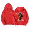 King of Pop Michael Jackson Tour Sweatshirts Women's Clothing Vintage High Street Hoodies Casual Long Sleeve Pullovers Hoodie
