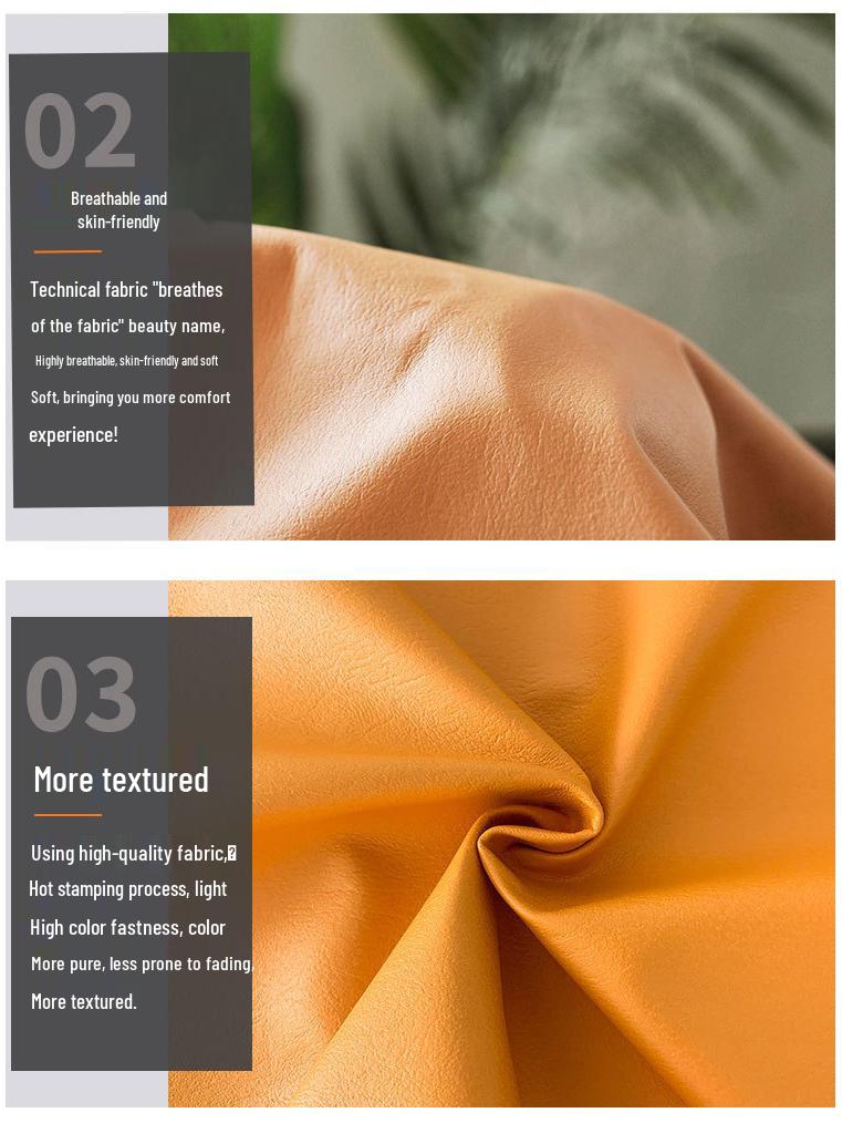Luxury Retro Faux Leather Pillow Cover with Lychee Pattern - Soft Headboard, Office Cushion, Sofa Throw.