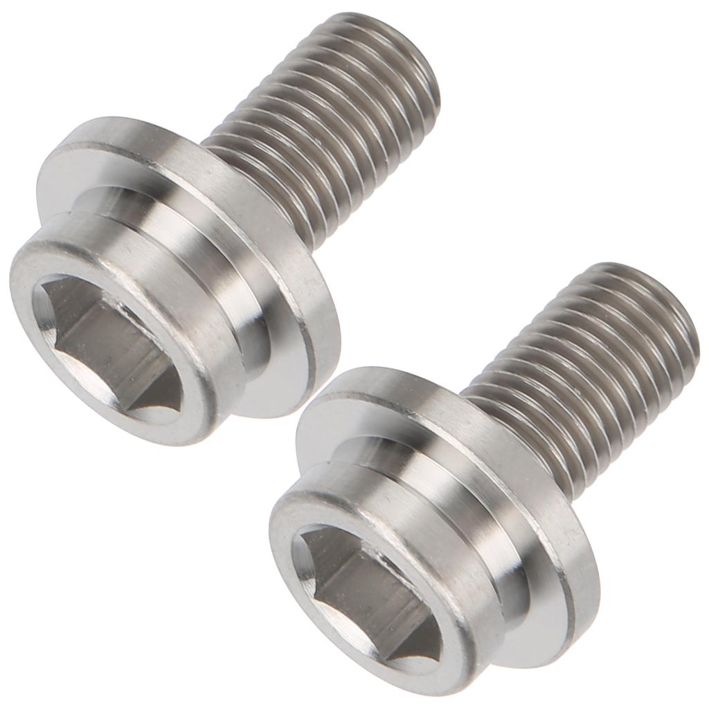 2Pcs Bicycle Titanium Alloy Crank Arm Fixing Screw Bolts for Brompton Folding Bike