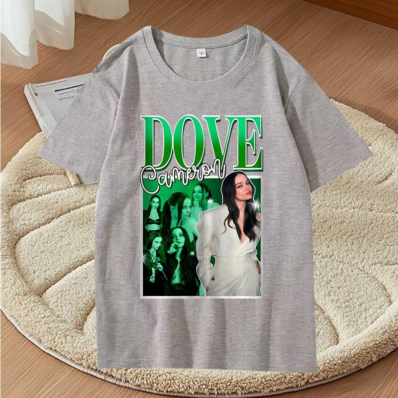 Dove Cameron Y2K Tee Boyfriend T Shirt Unisex Women Oversized 100 Cotton Graphic Short Sleeve Summer Print Unisex Plus Size Tops