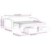 VidaXL Daybed with Trundle and Drawers Light Grey 90x190 Cm Fabric 3197698