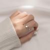 Strickring für den Finger 6 Stück Häkel-Spannringe Fingerhalter Schlaufenring Strick-Offener Fingerhut Metall Geflochtene Schlaufe