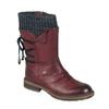 Wish large size autumn and winter new casual wool mouth Martin boots women's thick-soled snow boots buckle flat-bottomed medium boots women's boots