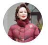 Mom's 2025 Winter White Duck Down Jacket - Grandma's Thickened Style for Middle-aged & Elderly