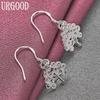 925 Sterling Silver Tree Pendant Earrings Wedding Jewelry