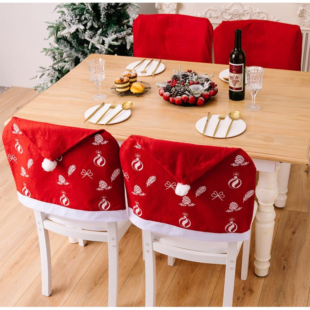 

Santa Claus Merry Christmas Party Dining Chair Cover Stool Cover Christmas Chair Cover New Year