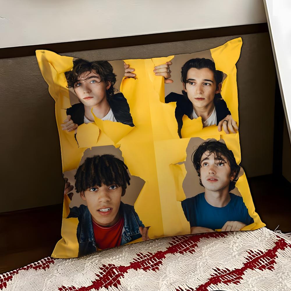 IInhaler Band Cushion Cover Reversible Soft Durable Pillow Cover Home Car MultiScene Use for Daily Comfort
