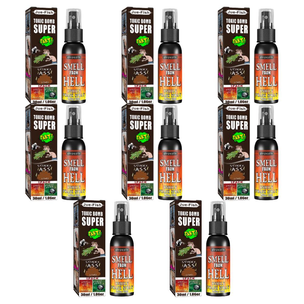 30ml Fart Gag Spray Prank Joke Plastic Smelly Stinky Gags Party Supplies Liquid Fart Gag for Adults Kids Non Toxic for Halloween