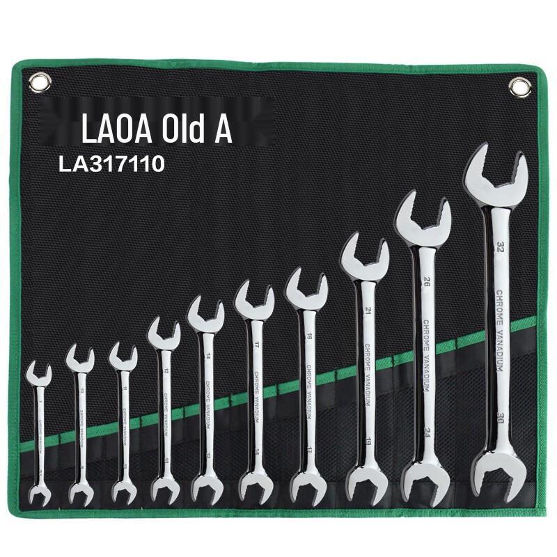LAOA LA317110 Double Open-End Wrench Set 6-32mm